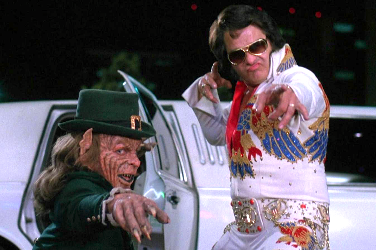 The Leprechaun and Elvis Impersonator In Vegas